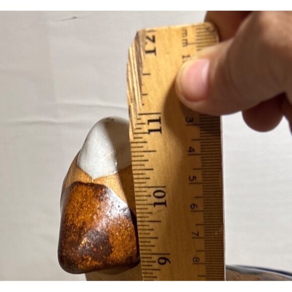 Mexican Folk Art Clay Bird Quail Peacock Planter Tonala Style Large 11" Tall - Picture 14 of 16